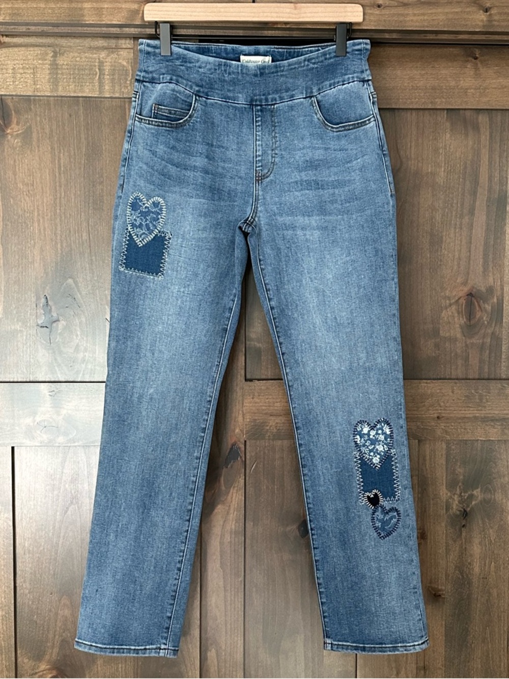 NWOT Coldwater Creek Women’s Patchwork Jeans